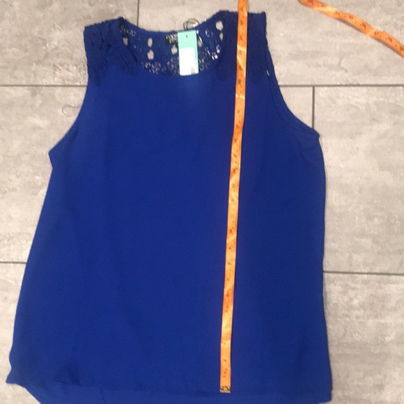 NWT Blue Blouse (Stitch Fix) - Picture 4 of 4